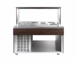 Купить салат-бар тепловой luxstahl сбт-1500 в Москве – цена завода, доставка до двери | RuOborudovanie.ru