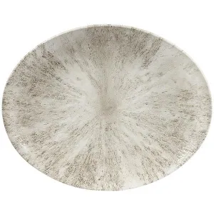 Блюдо овальное 31,7Х25,5СМ, без борта, цвет Stone Agate Grey, Studio Prints Stagop121 – купить по цене завода