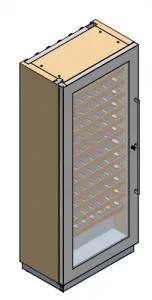 Шкаф винный СТАТ. Enofrigo MIAMI RF 12 DR серый – купить в Москве по цене завода
