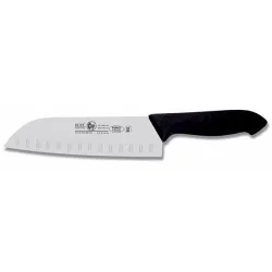 Купить нож японский 18см с бороздками, черный horeca prime 28100.hr85000.180 – цена от завода, доставка до двери | RuOborudovanie.ru