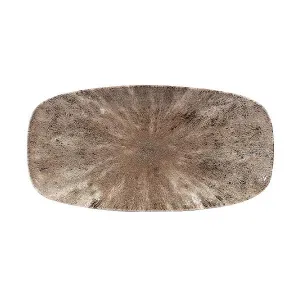 Блюдо прямоугольное Chefs 29,8Х15,3СМ, без борта, цвет Stone Zircon Brown, Studio Prints Stzbxo111 – купить по цене завода