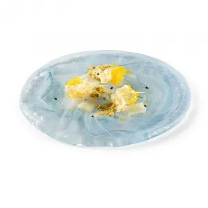 Тарелка стеклянная "АКВАМАРИН" D21См, Aquamare Xglas-0328 – купить по цене завода