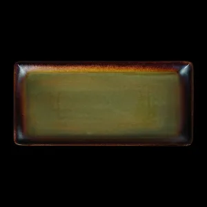 Блюдо прямоугольное Corone Verde 340х162 мм синий+зеленый – купить в Москве по цене завода