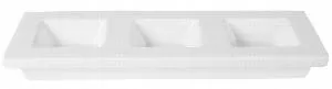 Менажница фарфор Cameo Square Accessory 3-Х секционная 30,5Х11,5СМ H2,9См 710-A343S – купить по цене завода