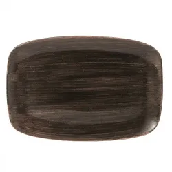 Купить блюдо прямоугольное chefs 35,5х24,5см, без борта, stonecast patina, цвет iron black paibxp141 – цена от завода, доставка до двери | RuOborudovanie.ru