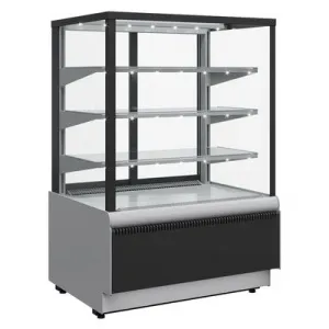 Витрина кондитерская Полюс KC70 VM 1,3-1 9006-9005 (ВХСв-1,3д Сarboma Cube ТЕХНО) – купить в Москве по цене завода