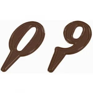 Форма для шок. "ЦИФРЫ от 0 до 9" 80Х35ММ H3Мм, 10 ячеек 90-P9645 – купить по цене завода