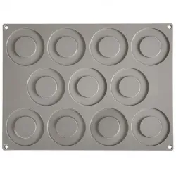 Купить форма силиконовая "gourmand кольцо" d90мм h3,5мм, 15мл, 11 ячеек gg001s – цена от завода, доставка до двери | RuOborudovanie.ru