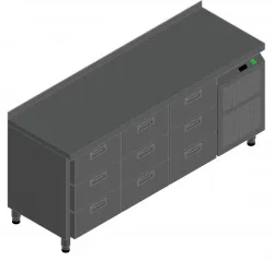 Стол с охлаждающим шкафом Шкафом Hicold Sn333/Tn – купить в RuOborudovanie.ru с доставкой до двери Купить стол с охлаждающим шкафом шкафом hicold sn333/tn – цена от завода, доставка до двери | RuOborudovanie.ru
