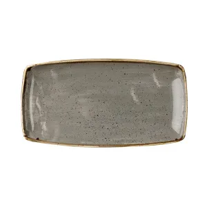 Блюдо сервировочное 35Х18,5СМ, без борта, Stonecast, цвет Peppercorn Grey Spgsop141 – купить по цене завода