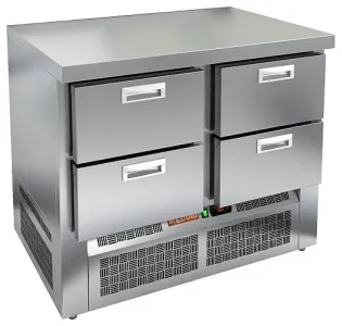 Стол морозильный гастронормированный 70*100*85 см c 4 ящиками Hicold GNE 22/BT – купить по цене завода