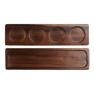 Блюдо деревянное 35,2Х9СМ, двухстороннее, Buffet Wood Zcawmwbd1 – купить по цене завода
