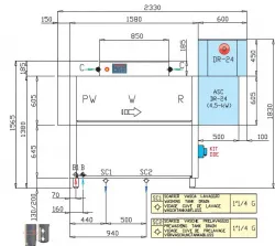 Купить машина посудомоечная dihr rx 164 e sx+dr24+dde+xp в Москве – цена завода, доставка до двери | RuOborudovanie.ru
