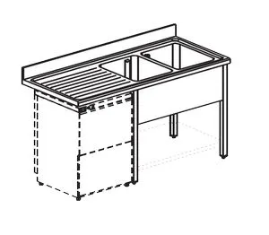 Ванна моечная Apach Chef Line L2S206-54Lwshd – купить по цене завода