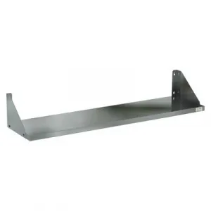 Полка настенная сплошная (нерж. сталь. aisi 430) ПК-90/40 900х400х300 – купить в Москве по цене завода