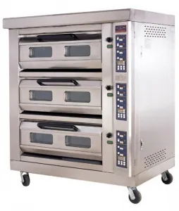 Печь статическая Kocateq EFO 6C с парогенератором 3-камерная с подом 85,5*65,5см – купить в Москве по цене завода