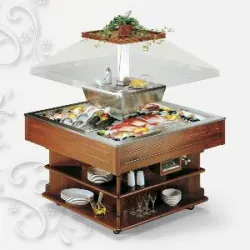 Стол шведский охлаждаемый Tecfrigo Oasi 8M Fish темн.орех – купить в RuOborudovanie.ru с доставкой до двери Купить стол шведский охлаждаемый tecfrigo oasi 8m fish темн.орех – цена от завода, доставка до двери | RuOborudovanie.ru
