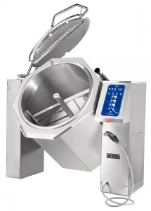 Котел пищеварочный Abat КПЭМ-160-ОМ2 арт.11000019176 с миксером и сливным краном – купить в Москве по цене завода