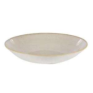 Тарелка глубокая 31СМ 2,4Л, без борта, Stonecast, цвет Nutmeg Cream Snmsplc21 – купить по цене завода
