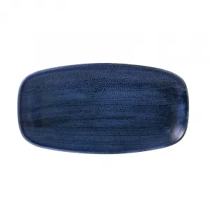 Блюдо прямоугольное Chefs 35,5Х18,9СМ, без борта, Stonecast Plume, цвет Ultramarine Plulxo141 – купить по цене завода