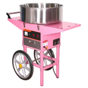 Аппарат сахарной ваты Starfood ET-MF-05 с тележкой (диам.520мм) розов.520х750х910мм – купить в Москве по цене завода