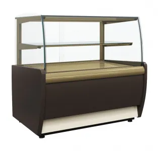 Витрина кондитерская Полюс ВХСв-0,9д Carboma Mini 0012-0109 (K70 Vm 0,9-12) корич.-Золотой – купить по цене завода