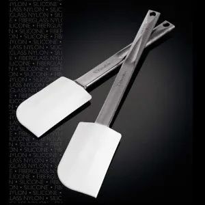 Лопаточка кондитерская 35СМ, силиконовая, ручка нейлон, T до 230*С 50Sc350 – купить в Москве по цене завода