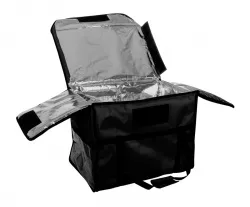 Купить термосумка (черная) для обедов 600х400х450 мм фольгированная в Москве – цена завода, доставка до двери | RuOborudovanie.ru