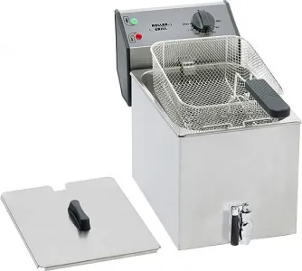 Фритюрница Roller Grill FD 80 R (1х8л) электр. 3,6кВт с1 краном для слива масла – купить в Москве по цене завода