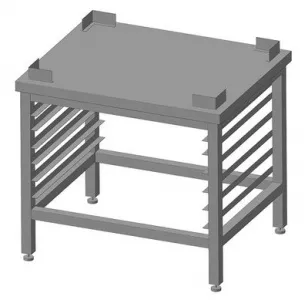 Подставка VIATTO ППК-U под пароконвектомат (732/546/752 труба 40/40) – купить по цене завода