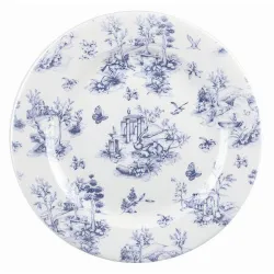 Купить тарелка мелкая 30,5см vintage prints, цвет prague toile topvp111 – цена от завода, доставка до двери | RuOborudovanie.ru