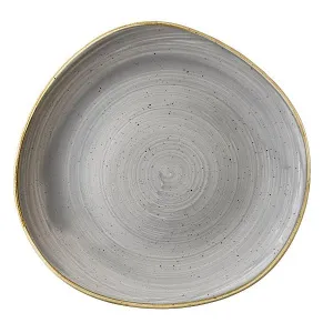 Тарелка мелкая "ВОЛНА" 28,6СМ, без борта, Stonecast, цвет Peppercorn Grey Spgsog111 – купить по цене завода