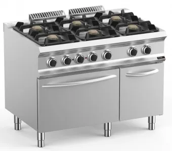 Плита газовая 6 конфорочная 700 серии Apach Chef Line Glrrg117Fep – купить по цене завода