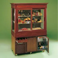 Витрина холодильная напольная, с 2 полками, с подсветкой Tecfrigo Buffet 4 Stock – купить в Москве по цене завода
