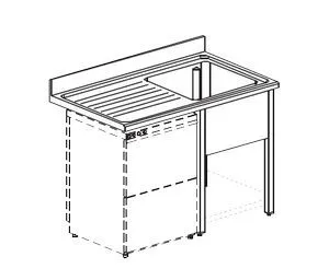 Ванна моечная Apach Chef Line Ls157-65Lwshd – купить по цене завода