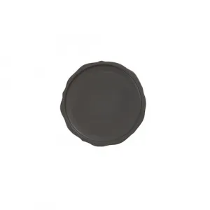 Блюдо сервировочное D17,5См H1,5См, край с бордюром, керамика, цвет Noir Satine, Sharing 963954 – купить по цене завода