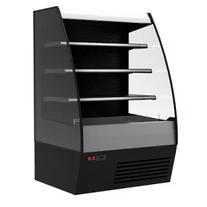 Горка холодильная F 16-08 Vm 1,0-2 (ВХСП-1,0 Carboma 1600/875) (9005 цвет черный) – купить в Москве по цене завода