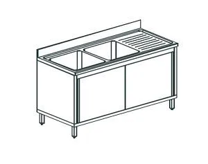 Ванна моечная Apach Chef Line L2S167-55Rwsd – купить по цене завода