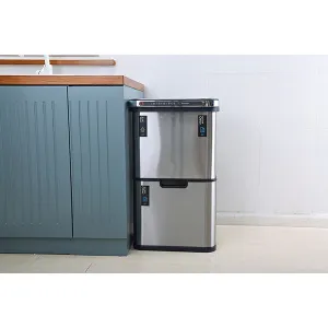 Ведро для раздельного сбора мусора, сенсор, 4 емкости, FoodAtlas, JAH-8889, 50л (12+12+13+13) – купить в Москве по цене завода