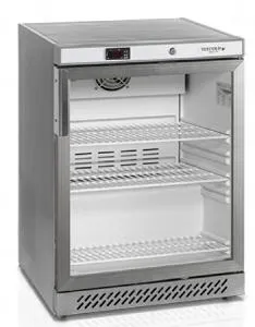 Шкаф морозильный Tefcold Uf200Vsg на 200л нерж. со стеклом – купить в Москве по цене завода