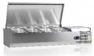 Витрина холодильная Tefcold Vk33-120 S/S Lid с нержавеющей крышкой настольная – купить в Москве по цене завода