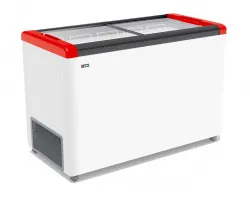 Ларь морозильный Frostor Gellar FG400C прямое стекло красный – купить в RuOborudovanie.ru с доставкой до двери Купить ларь морозильный frostor gellar fg400c прямое стекло красный – цена от завода, доставка до двери | RuOborudovanie.ru