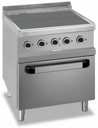 Плита электрическая c 4 конфорками Mbm MG7E4FP77 с духовым шкафом, напольная – купить в RuOborudovanie.ru с доставкой до двери Купить плита электрическая c 4 конфорками mbm mg7e4fp77 с духовым шкафом, напольная – цена от завода, доставка до двери | RuOborudovanie.ru