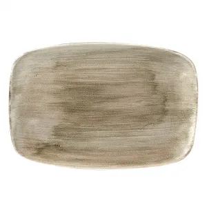 Блюдо прямоугольное Chefs 35,5Х24,5СМ, без борта, Stonecast Patina, цвет Antique Taupe Paatxp141 – купить по цене завода