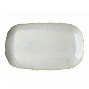 Блюдо прямоугольное 40Х25СМ, керамика, цвет Perle, Plume 961422 – купить по цене завода