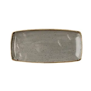 Блюдо сервировочное 29,5Х15СМ, без борта, Stonecast, цвет Peppercorn Grey Spgsop111 – купить по цене завода