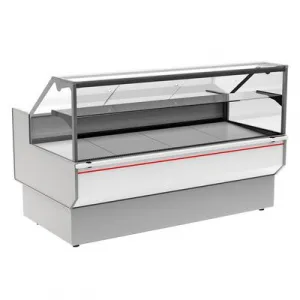 Витрина холодильная Полюс GC95 SV 1,0-1 (ВХСр-1,0 Carboma GC95) (0011-9003 боковины серые, декор бел – купить в Москве по цене завода