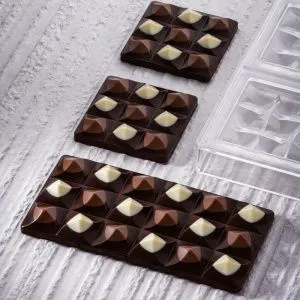 Форма для шок. "Chocolate Bar Moulin Mini" 70Х70ММ H14Мм, 50ГР, 6 Ячеtк, п/к Pc5014Fr – купить в Москве по цене завода