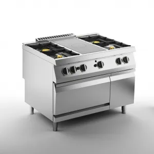 Плита газовая Apach Chef Line Slrstg129R4Fg со сплошной поверхностью газовая 900 серии – купить в Москве по цене завода