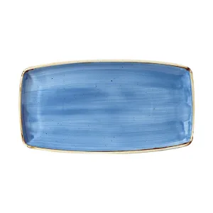 Блюдо сервировочное 35Х18,5СМ, без борта, Stonecast, цвет Cornflower Blue Scfsop141 – купить по цене завода